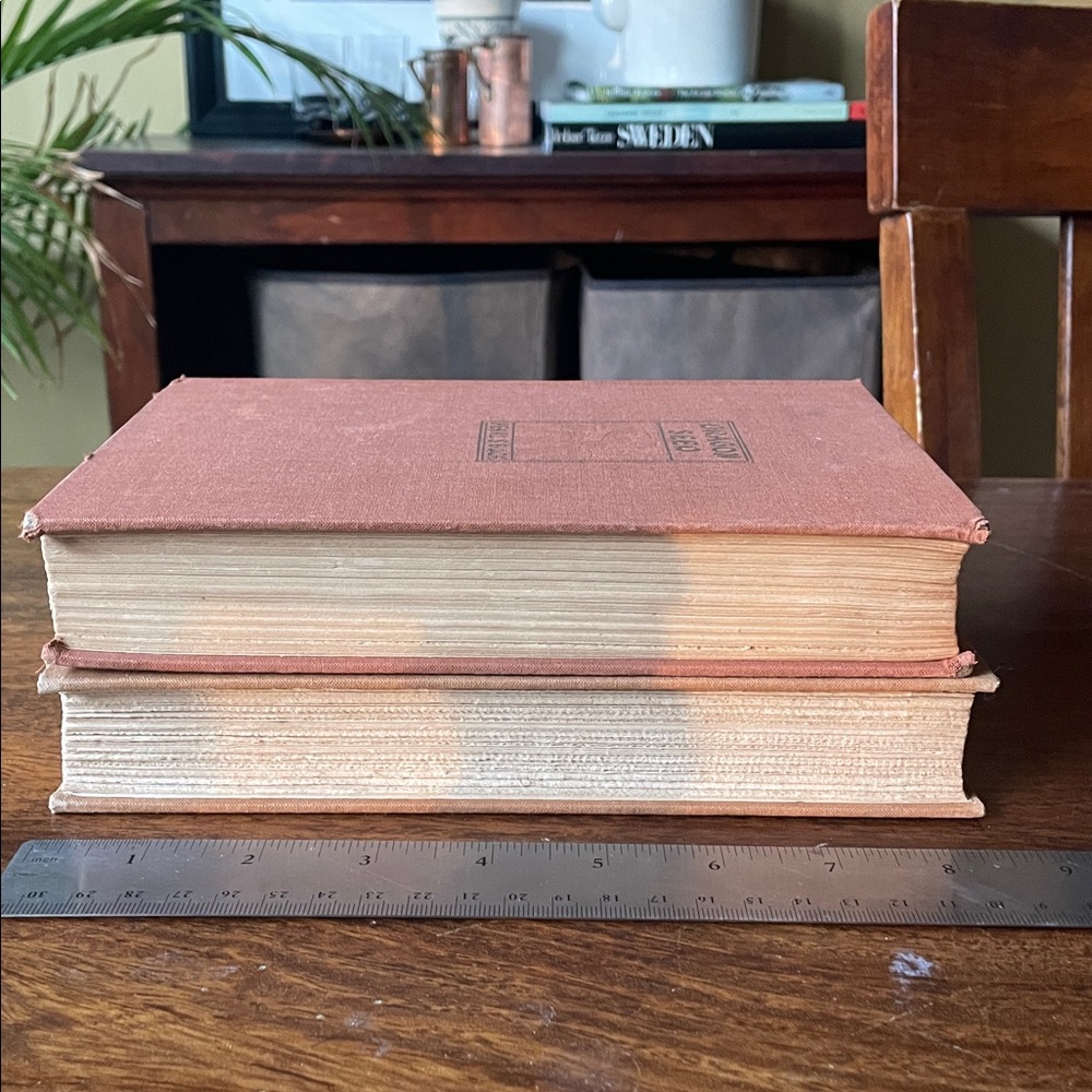 2 PEARL S BUCK Vintage Distressed Books Fighting Angel + Dragon Seed - Picture 3 of 14